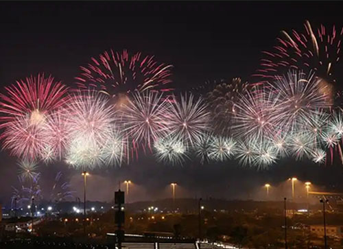 兰陵县焰火晚会